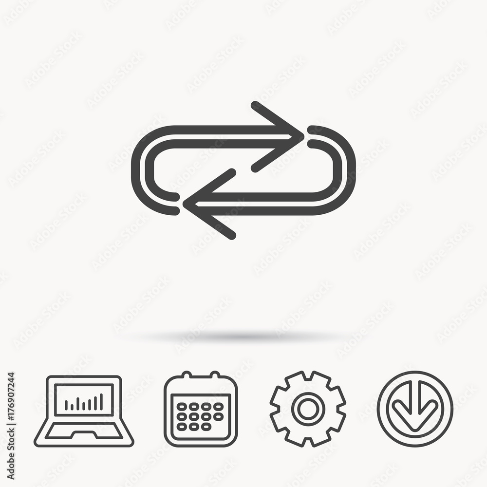 Repeat icon. Full rotation sign. Repeat icon. Full rotation sign.