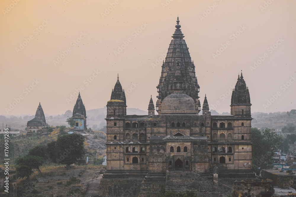 Palace In Orchha, India Palace In Orchha, India