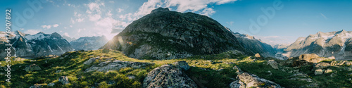 360 degree mountain panorama from Lauteraar mountain hut photo