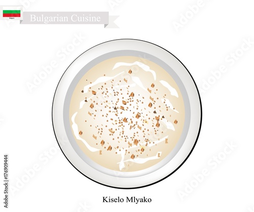 Kiselo Mlyako or Bulgarian Fermented Milk with Sour Flavor