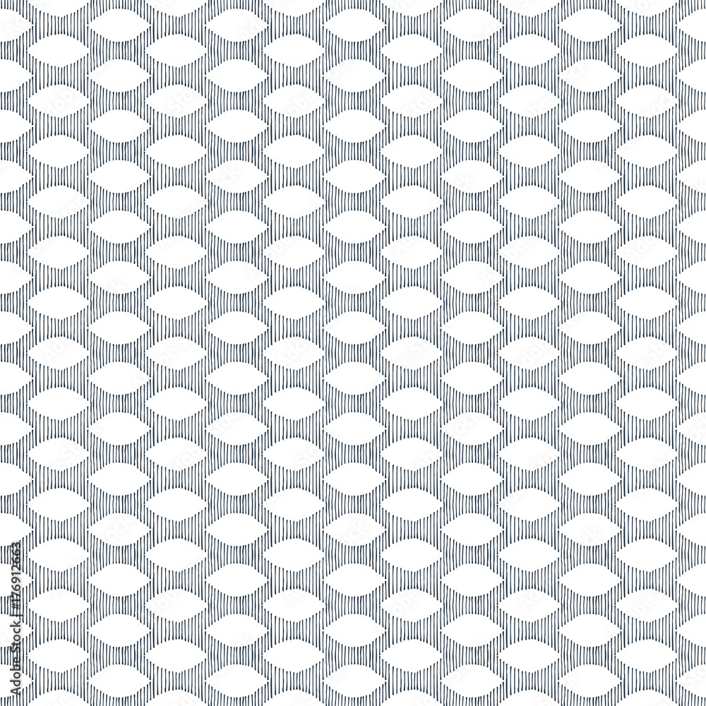 Fototapeta premium hand drawn seamless vector pattern