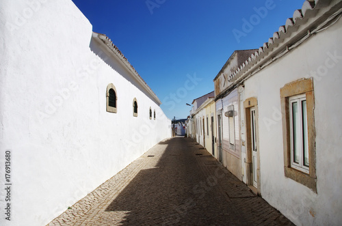 white street of S Bras Alportel, Algarve, Portugal © inacio pires