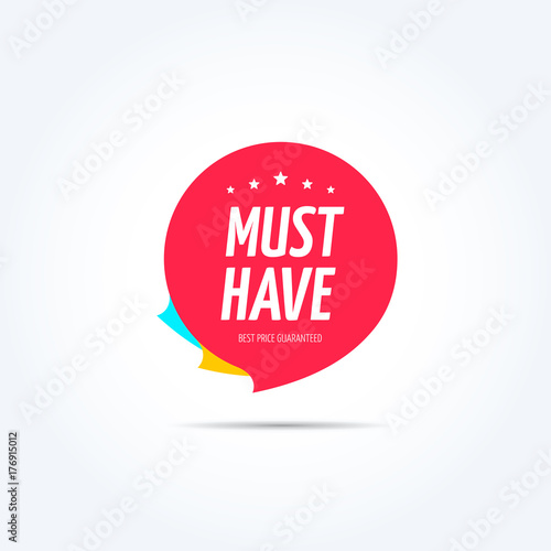 Must Have Shopping Marketing Tag