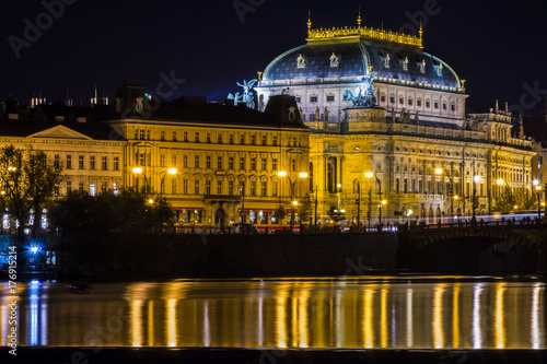 Photography Lighten The National Theatre during night