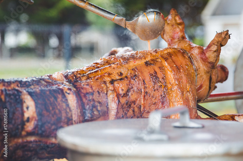 Fotografie Cochon grillé