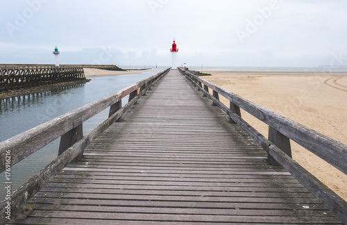 Pier at Trouville-Sur-Mer Normandy France