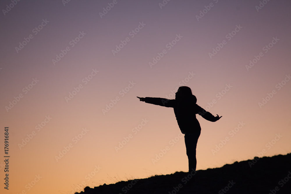 Shadow games in the sunset of Provence