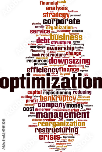 Optimization word cloud
