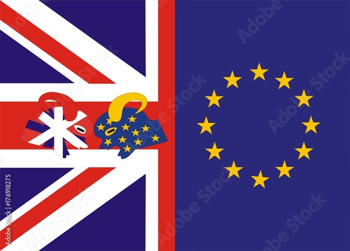 new flag of european union - suggestion  photo