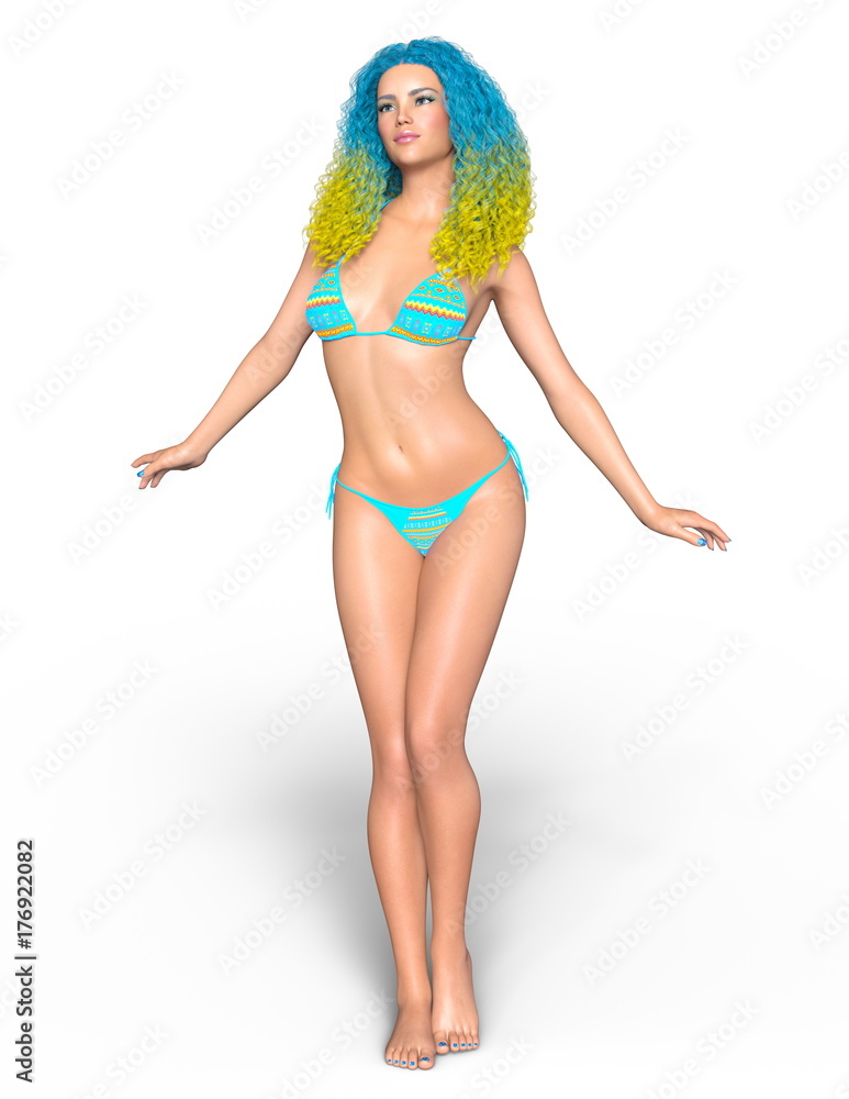 Fototapeta premium ビキニの女性