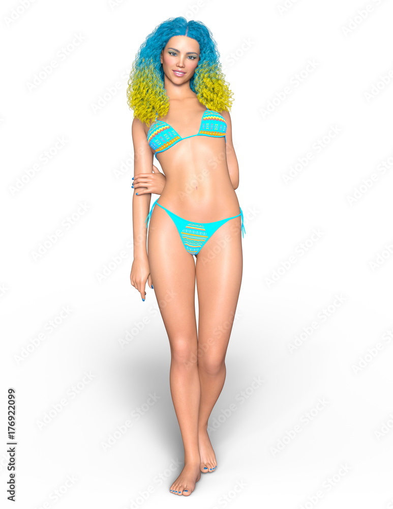 Fototapeta premium ビキニの女性