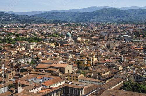 Italian red roofs in Florence, Tuscany, Italy. © Mariana Ianovska