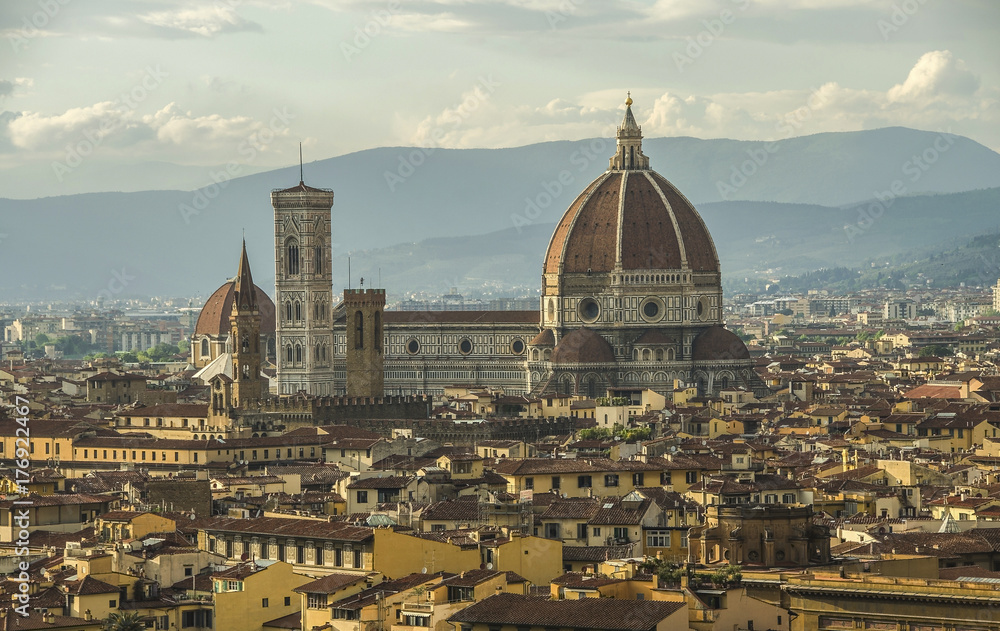 Fototapeta premium Cathedral Santa Maria del Fiore in Florence, Italy