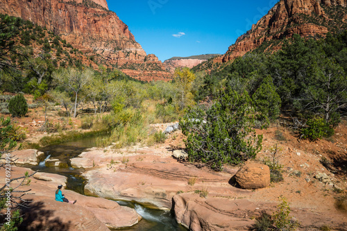 Photography Hiking La Verkin Creek - Zion National Park