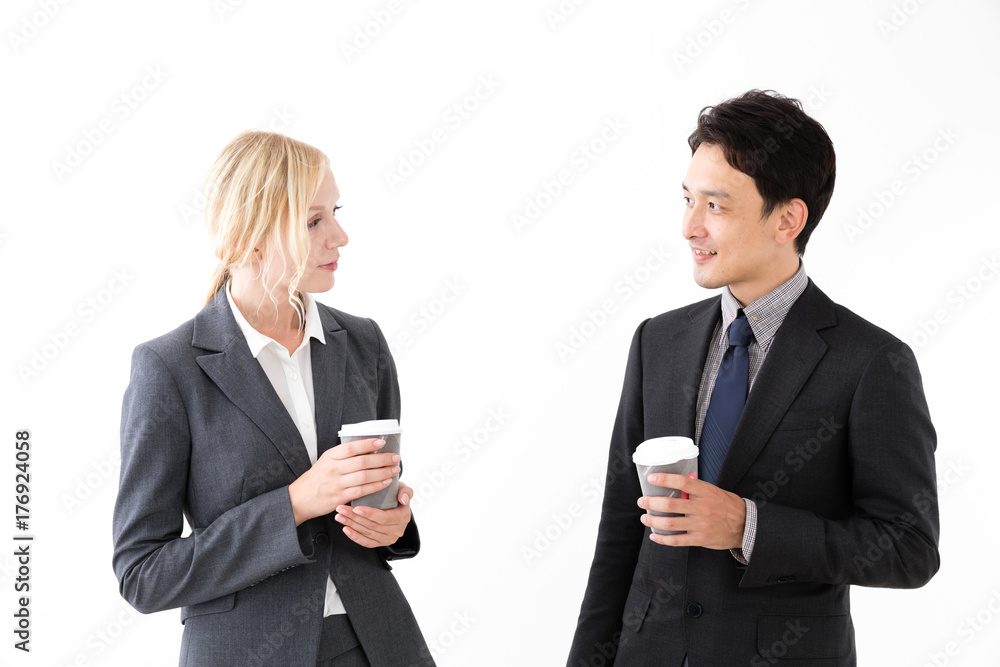 grobal businessgroup on white background grobal businessgroup on white background