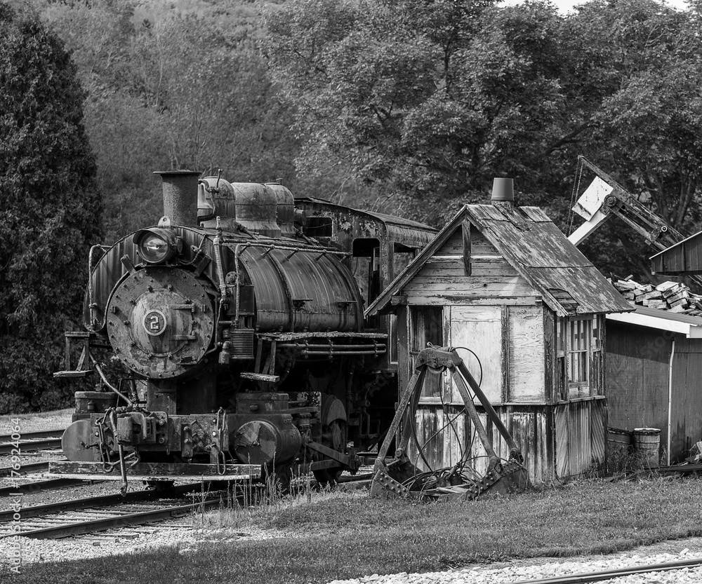 The Old Number 2. Sitting at the Kempton PA Station. The Old Number 2. Sitting at the Kempton PA Station.