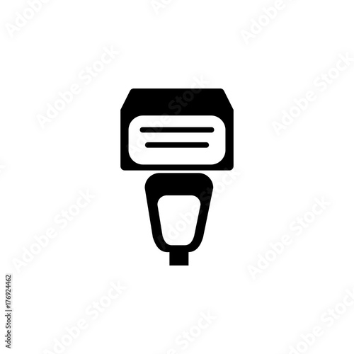 External flash for camera icon