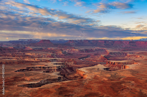 The Green River cuts its way through the landscape in Canyonlands National Park, Utah photo