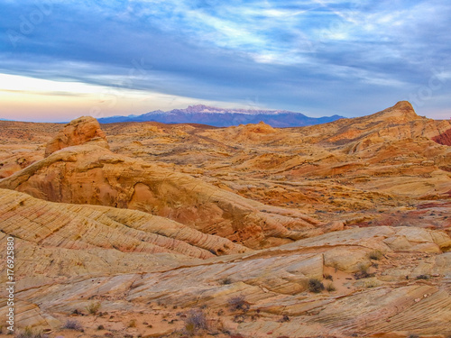 Sunset. Valley of Fire  Nevada  USA