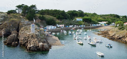 Paysage port de la Meule Ile d'Yeu Vendée France © jujud3100