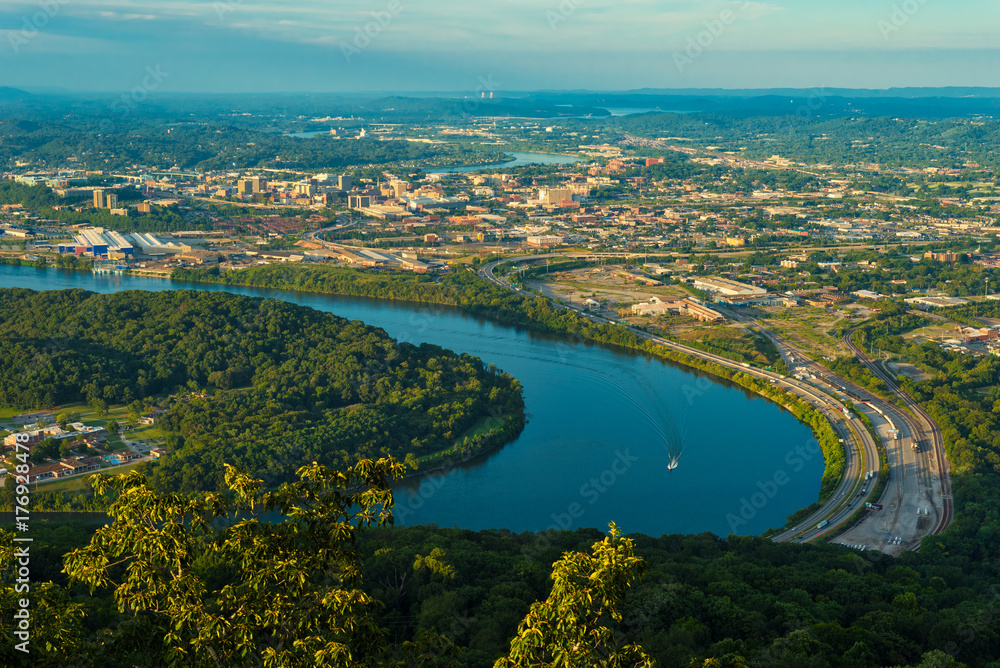 Chattanooga vista from Lookout Mountain Chattanooga vista from Lookout Mountain