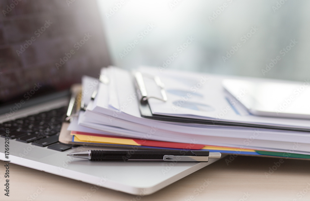 Businessman working reading documents graph financial to job succes Analyze document plans Businessman working reading documents graph financial to job succes Analyze document plans