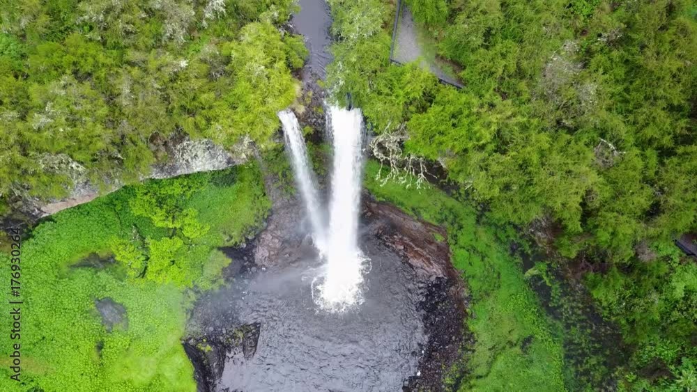 Waterfalls. Aerial drone video of mountain video in Aberdares National Park, Kenya Waterfalls. Aerial drone video of mountain video in Aberdares National Park, Kenya