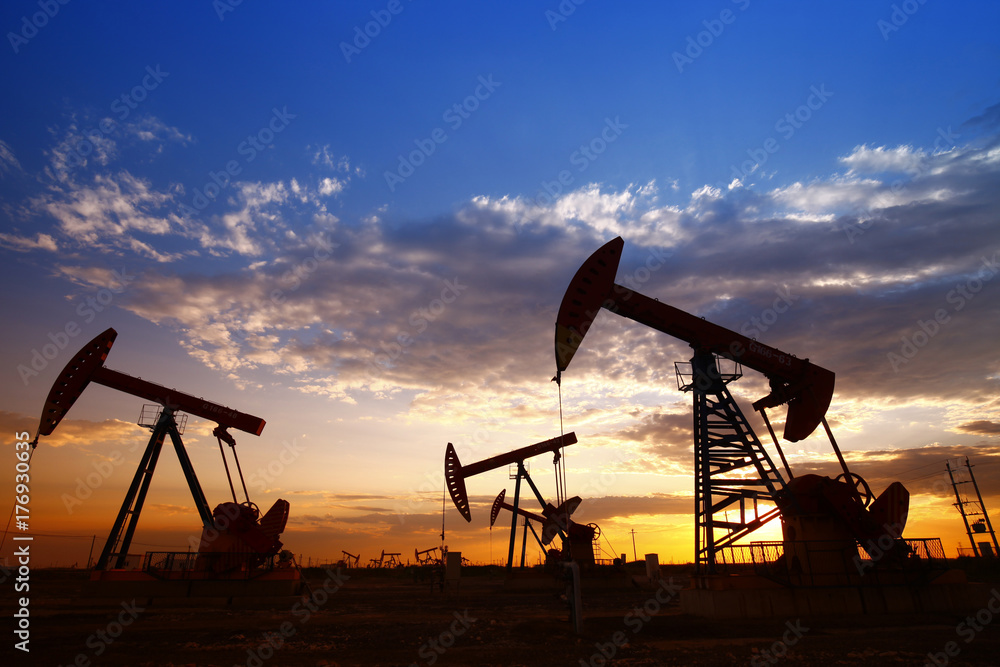 The oil pump, industrial equipment The oil pump, industrial equipment