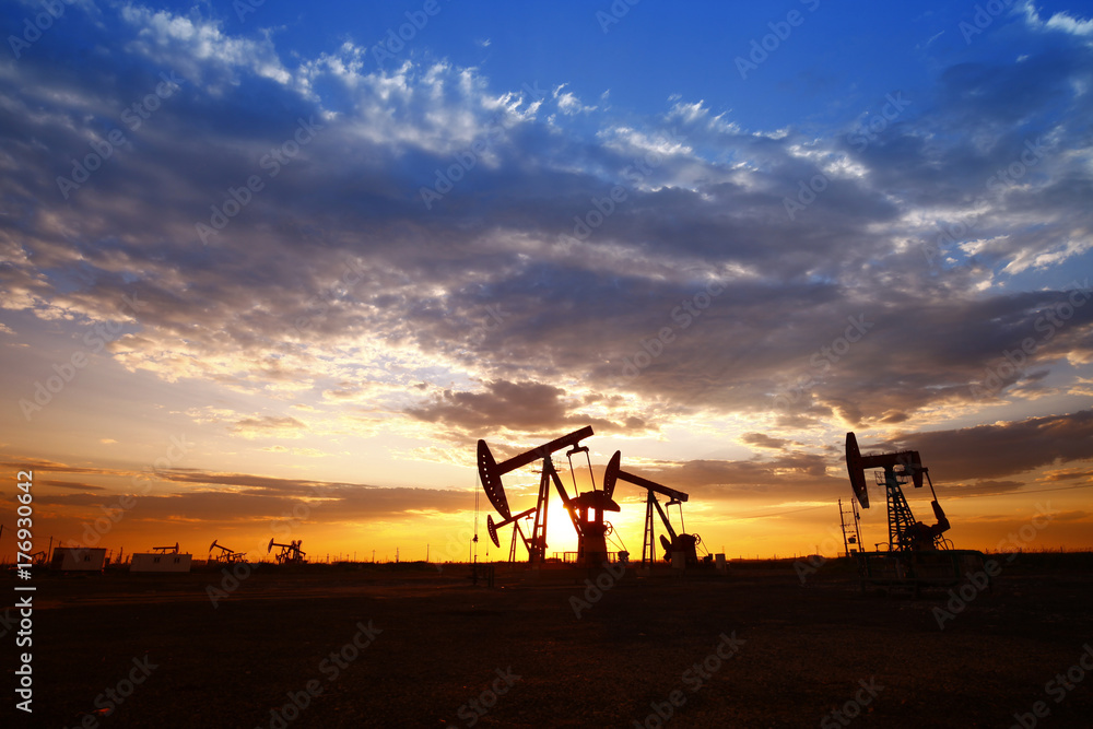 The oil pump, industrial equipment The oil pump, industrial equipment