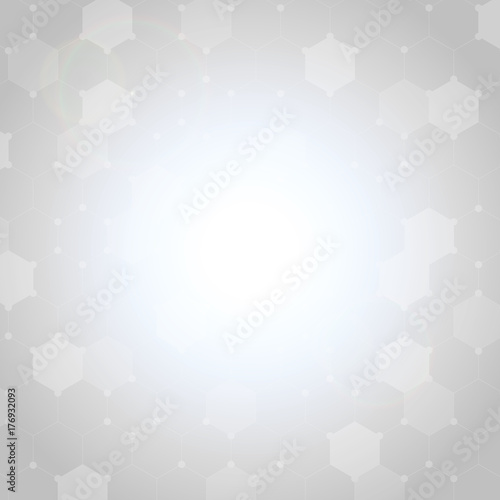 Abstract hexagon background