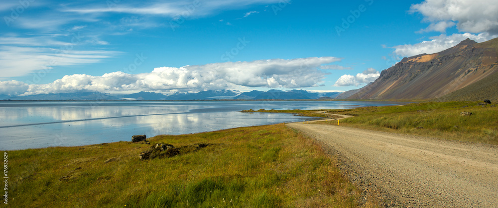 The road between Hofn and Egilsstadir, Iceland