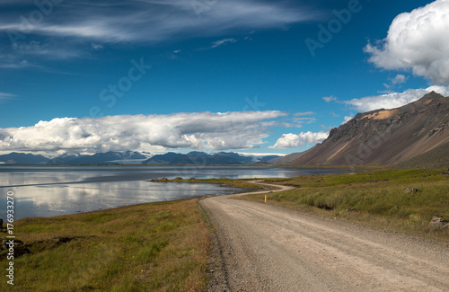 The road between Hofn and Egilsstadir, Iceland