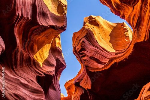 Natural beauty of nature in Antelope Canyon, Arizona, USA