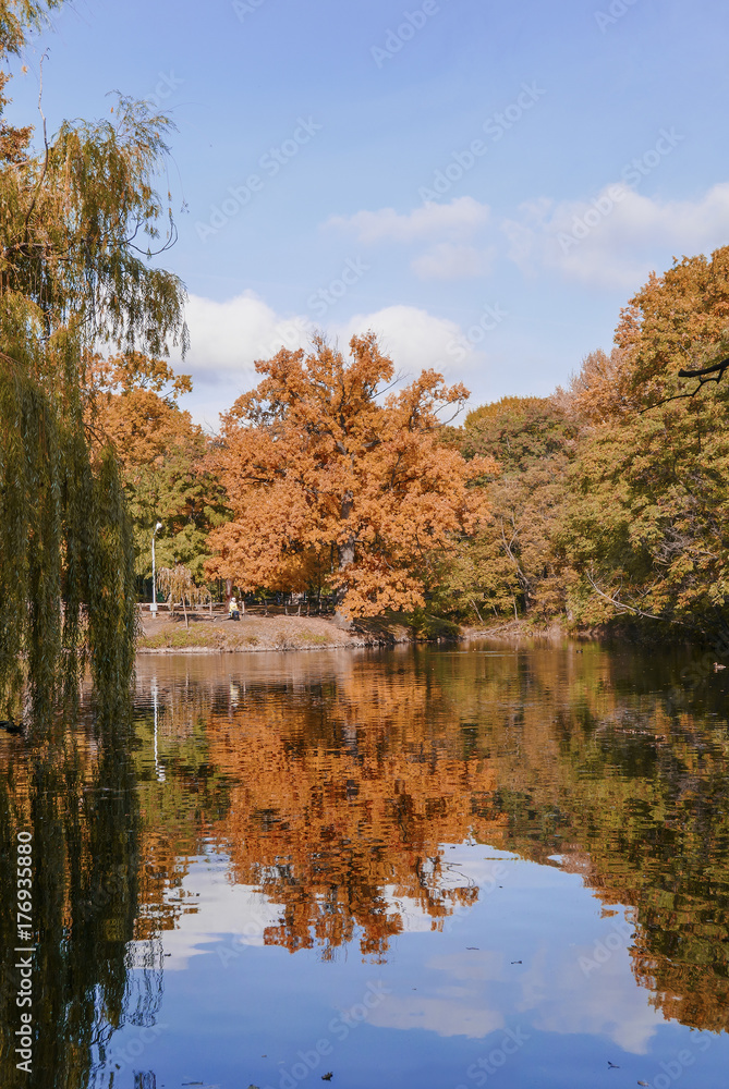 autumn landscape in the mid-latitudes autumn gold autumn landscape in the mid-latitudes autumn gold