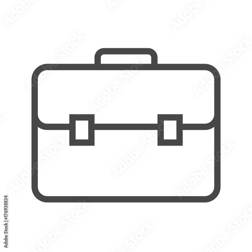Briefcase Thin Line Vector Icon