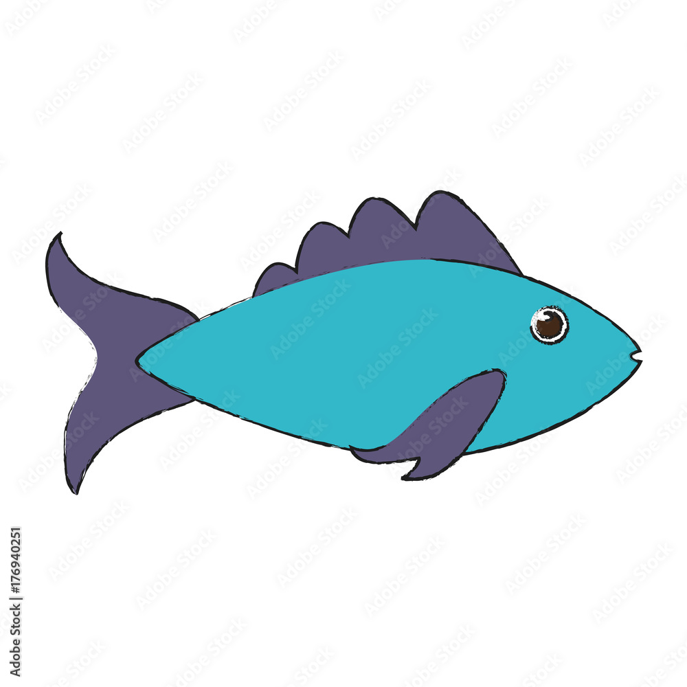 Cute fish cartoon icon vector illustration graphic design Cute fish cartoon icon vector illustration graphic design