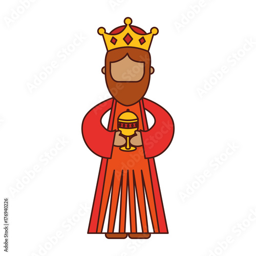 manger wise king christmas celebration bring presents to jesus