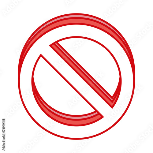 Free Download forbidden symbol icon over white background vector illustration - GFXLoad