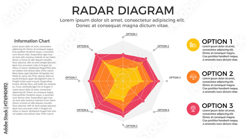 Radial Diagram Infographic Element