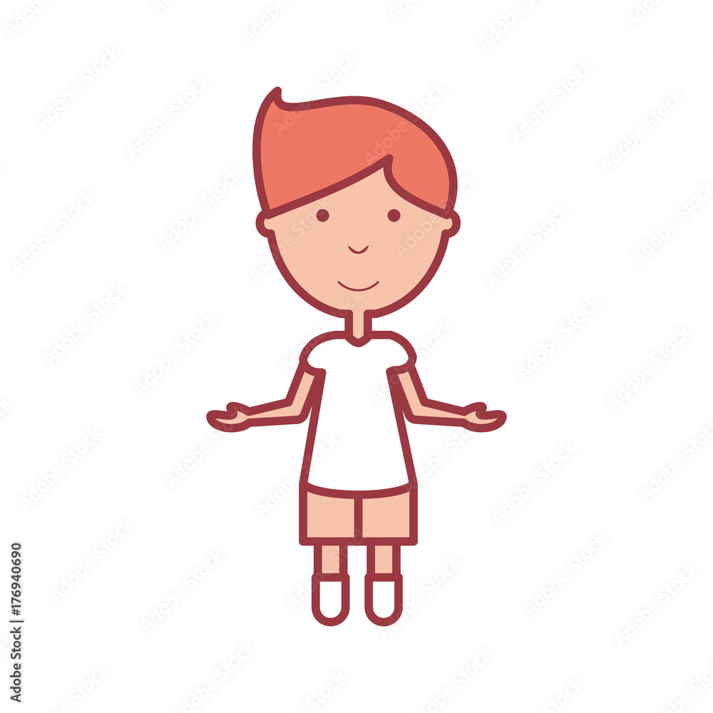 cartoon boy icon over white background colorful design vector illustration cartoon boy icon over white background colorful design vector illustration