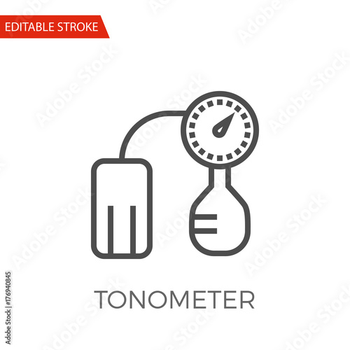 Tonometer Vector Icon