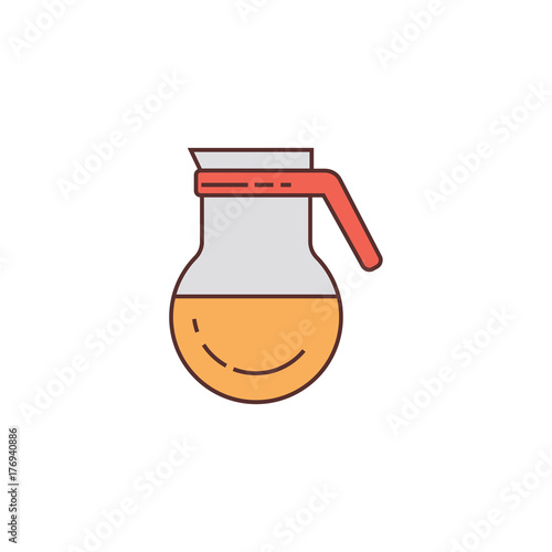 Fototapeta Naklejka Na Ścianę i Meble -  Coffee icon logo vector illustration