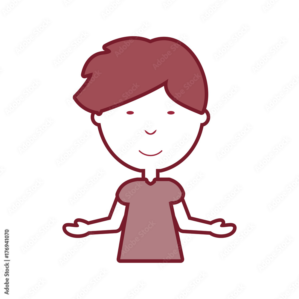 cartoon boy icon over white background colorful design vector illustration cartoon boy icon over white background colorful design vector illustration