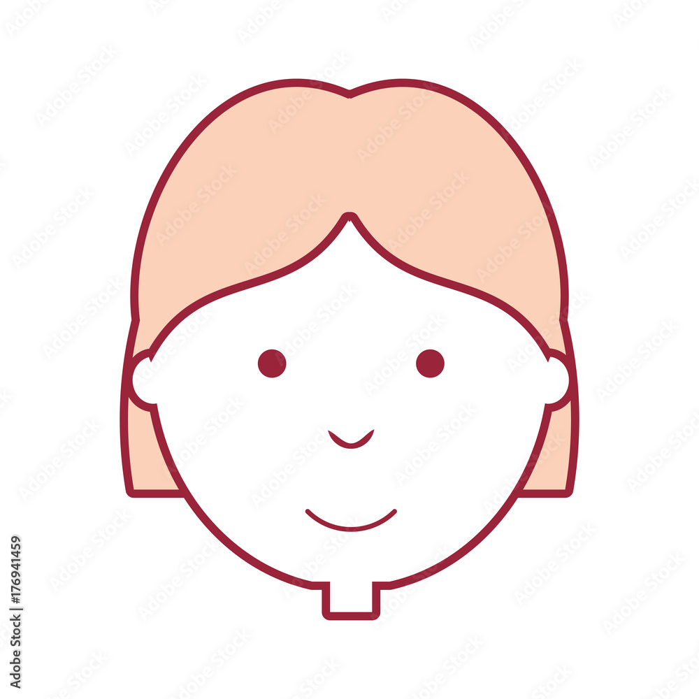 cartoon girl face icon over white background colorful design vector illustration cartoon girl face icon over white background colorful design vector illustration