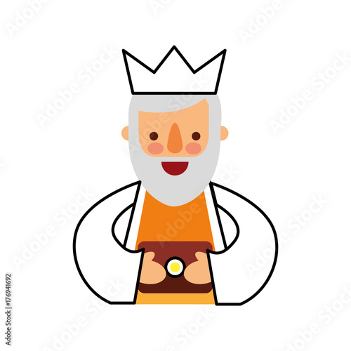 manger wise king christmas celebration bring presents to jesus