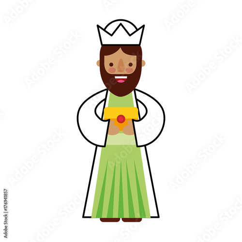 manger wise king christmas celebration bring presents to jesus