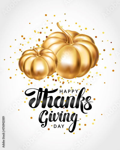 Happy thanksgiving day greeting card