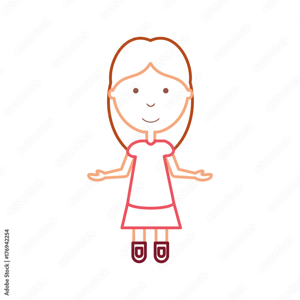 cartoon girl icon over white background vector illustration cartoon girl icon over white background vector illustration