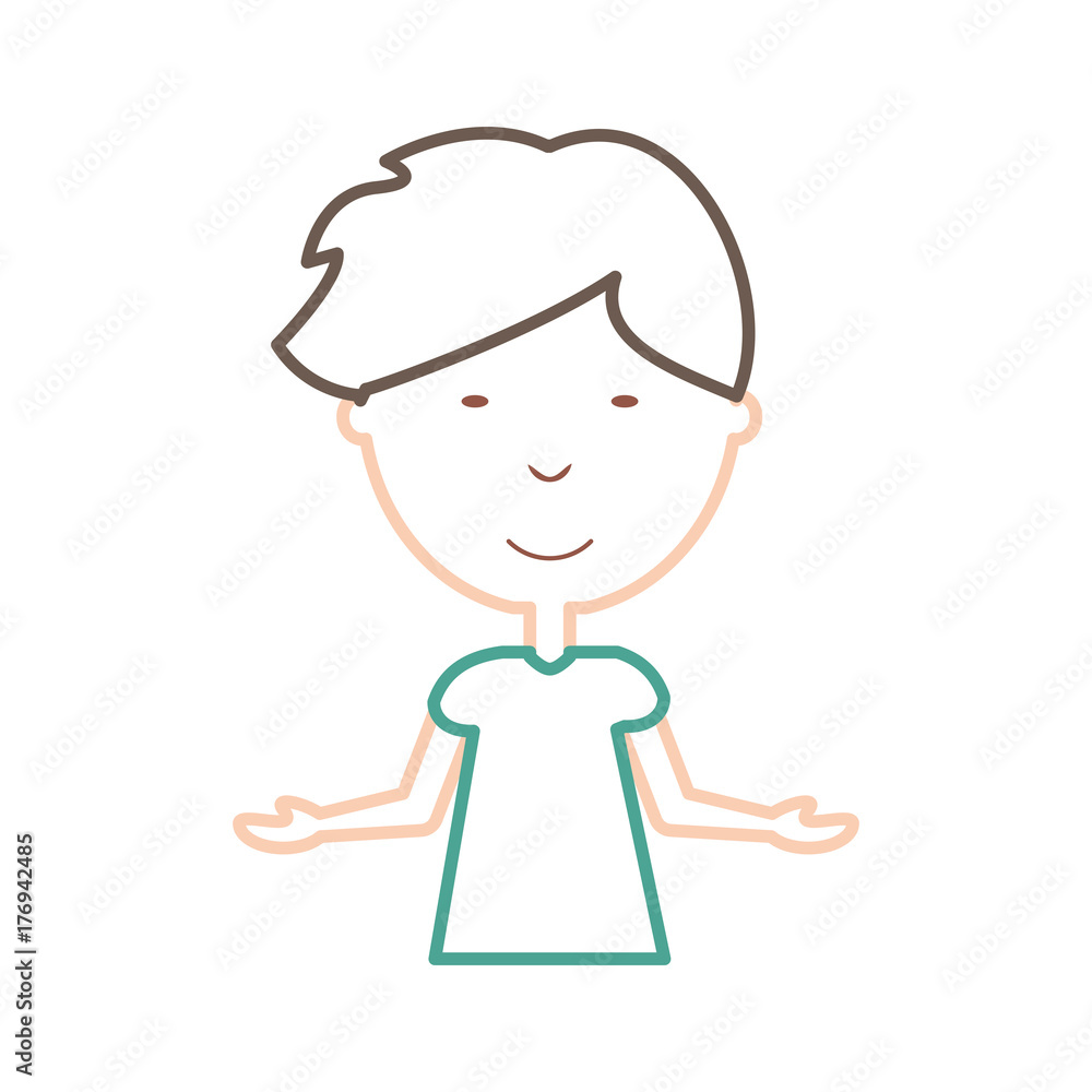 cartoon boy icon over white background vector illustration cartoon boy icon over white background vector illustration