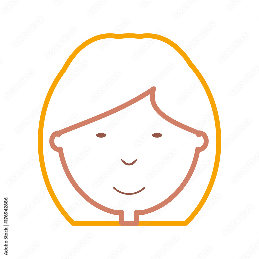 cartoon girl face icon over white background vector illustration cartoon girl face icon over white background vector illustration